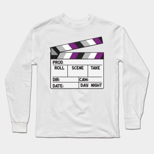 Film Slate - Asexual Pride Long Sleeve T-Shirt